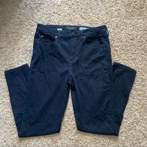 Aeropostale Dark Blue High Waisted Ankle Jeggings